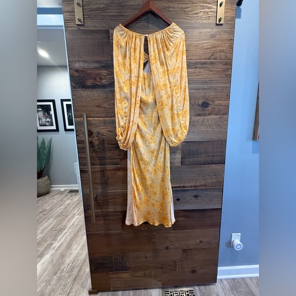 $258 Jen's Pirate Booty Yellow Electro Floral Sonora Maxi Dress - Picture 9 of 11